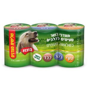 בונזו מולטיפק 3 * 400 גרם