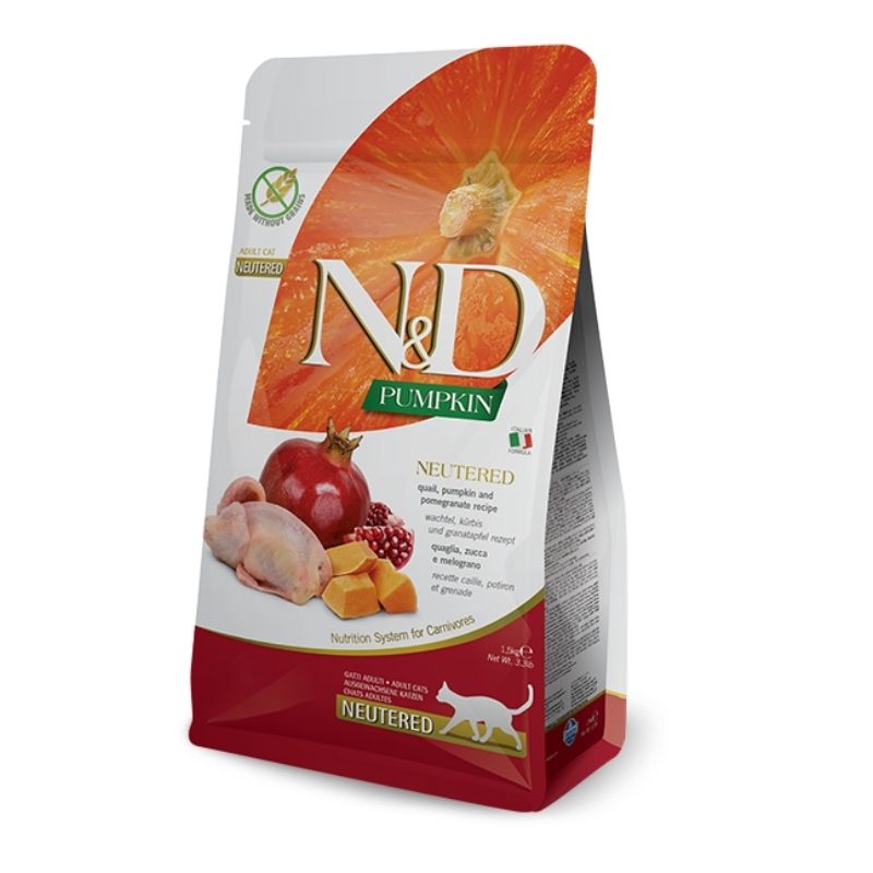 ND דלעת שליו חתול מסורס 5 ק"ג