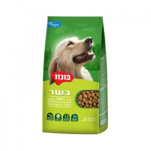 מזון יבש לכלב בונזו בשר 3 ק"ג {נטול חמץ}