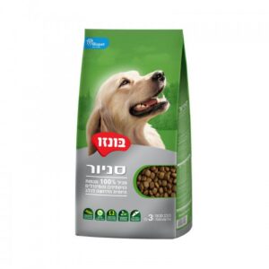 מזון יבש לכלב בונזו סניור 3 ק"ג