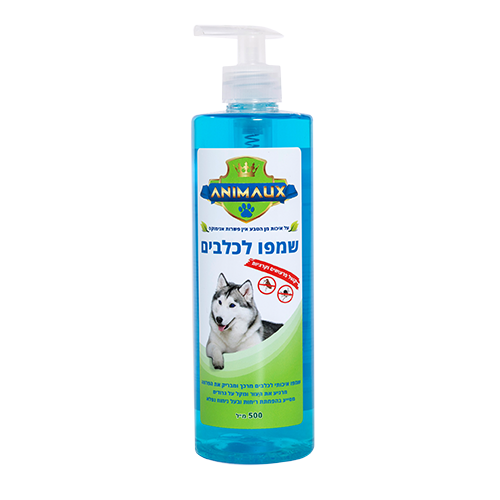 שמפן לכלבים קוטל פרעושים 500 מ״ל אנימוקס
